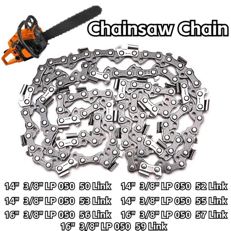 14 16 Inch Metal Chainsaw Chain 3 8 Lp 050 Gauge 50 52 53 56 57