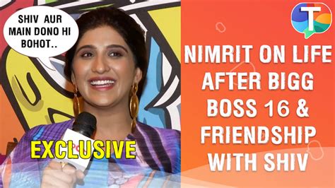 Nimrit Kaur Ahluwalia Reacts On Relationship With Shiv Thakare Mc