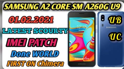 Samsung A Core A F A G Ub Uc Root Repair Imei Patch Cert