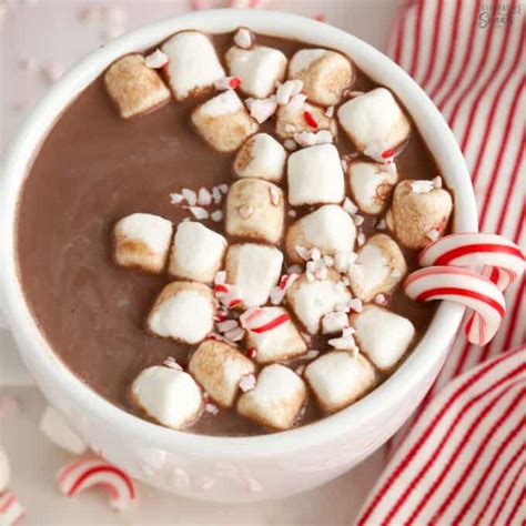 Peppermint Hot Chocolate Celebrating Sweets