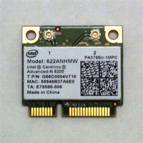 Intel Centrino Anhmw Half Mini Laptop Wireless Card Ieee