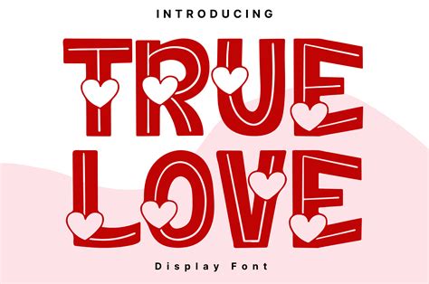 True Love Font By AchiArt Creative Fabrica