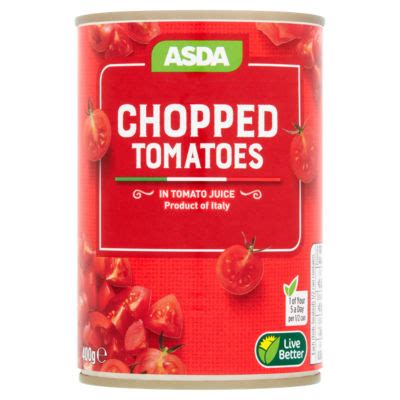 Asda Chopped Tomatoes G Hellosupermarket