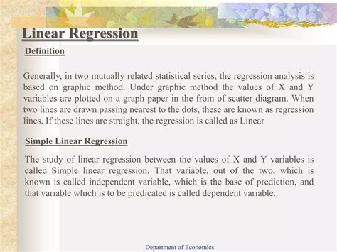 Simple Linear Regression Ppt