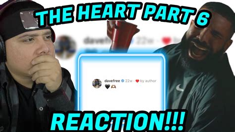 The Heart Part 6 Drake Reaction Youtube