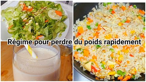 Comment Perdre Du Poids Kg En Semaines R Gime Riz Frit Aux Ufs