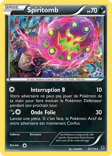 Spiritomb XY Vigueur Spectrale 55 Poképédia