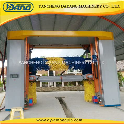 Automatic Car Wash Equipment With Five Brushes And Dry Blowers Car