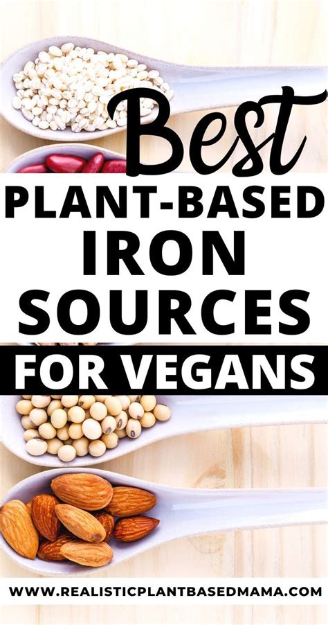 10 Easy Plant Based Sources Of Iron Foods High In Iron Vegan Iron