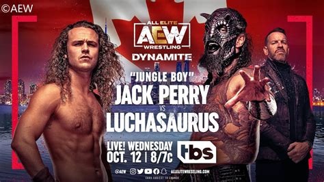 Jungle Boy Vs Luchasaurus Singles Match Aew Dynamite Wwe