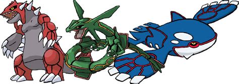 Image - Groudon rayquaza and kyogre by azza17-d4188w3.jpg | Heroes Wiki ...