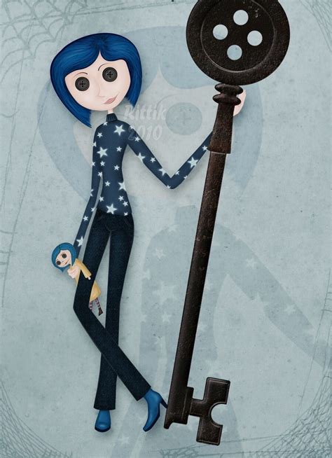 Coraline Ghost Children Drawing