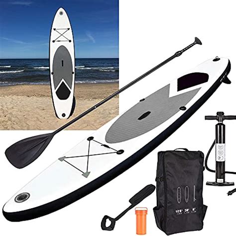 Geezy Inflatable Cm Sup Stand Up Paddle Board With Adjustable