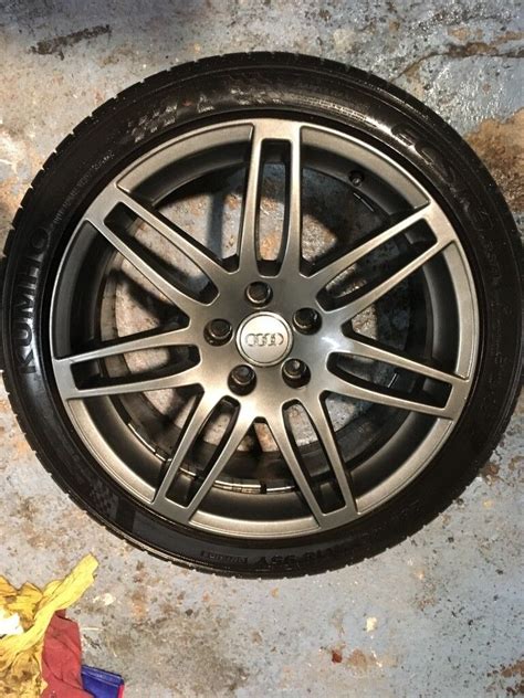 18” Audi Rs4 Genuine Alloys Recently Refurbished With New Kumho Ecsta