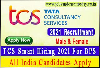 Tcs Smart Hiring For Bps Arts Commerce Science Student