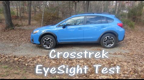 How To Turn Off Eyesight On Subaru Crosstrek