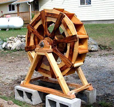 Garden Water Wheel Plans - Garden Design Ideas