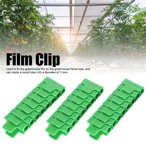 24pcs Plastique Serre Film Clip Pince Outil De Jardinage Accessoires De