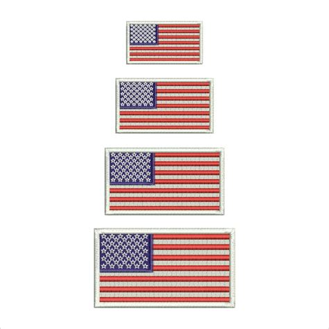 Embroidery Design Files Flag Usa Designs For Machine Etsy