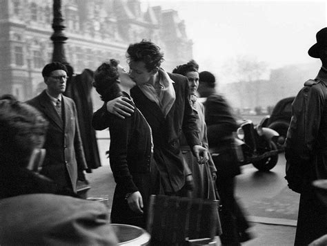 The Kiss By The Hotel De Ville Robert Doisneau Amber