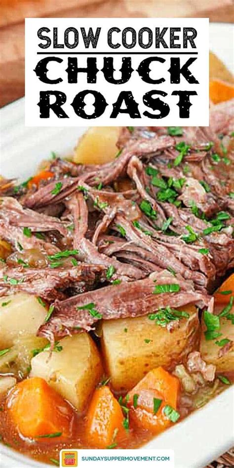 Chuck Roast Crock Pot Recipe Artofit