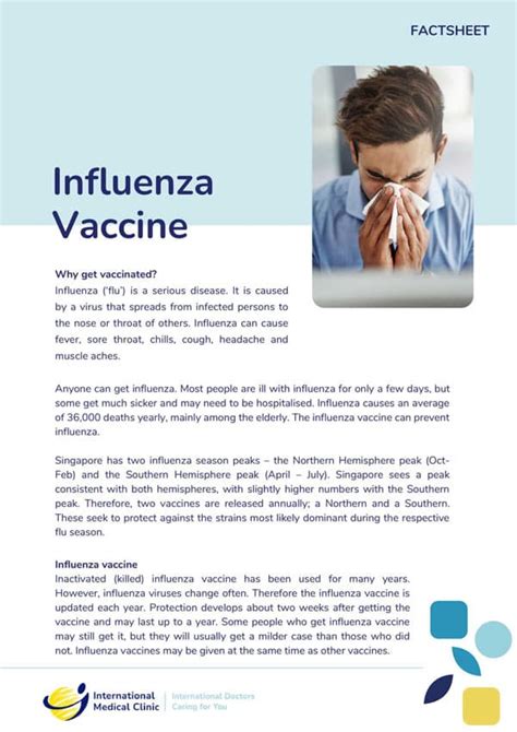 Influenza Vaccination Imc Medical Clinic