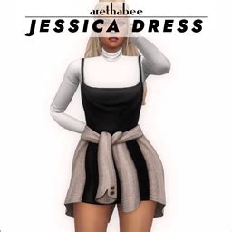 Jessica Dress ArethaBee The Sims 4 Create A Sim CurseForge