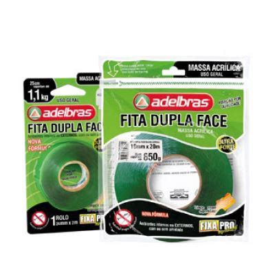 Fita Dupla Face X M Acrilica Transparente Adelbras Idb Atacadistas