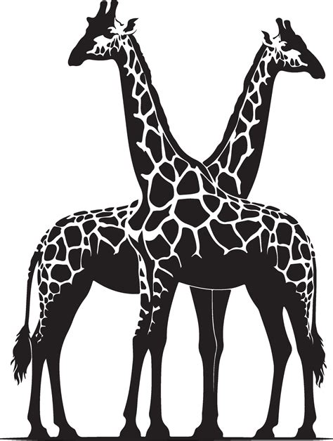 Giraffe Silhouette illustration 46983953 Vector Art at Vecteezy