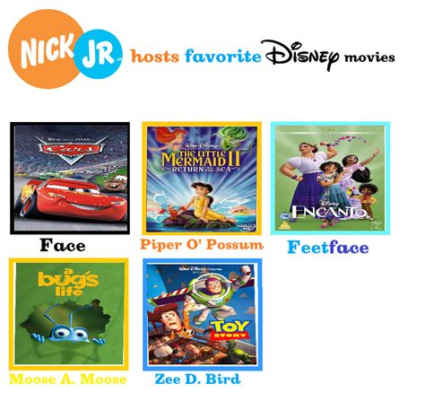 Nick Jr. hosts favorite Disney movies by allahda on DeviantArt