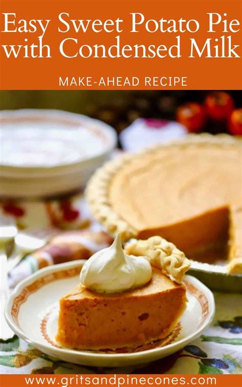 Southern Sweet Potato Pie Recipe With Condensed Milk Recipe Sweet Potato Pies Recipes Sweet