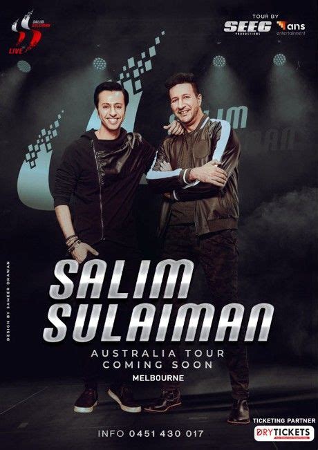 Salim-Sulaiman Live In Melbourne - DryTickets.com.au