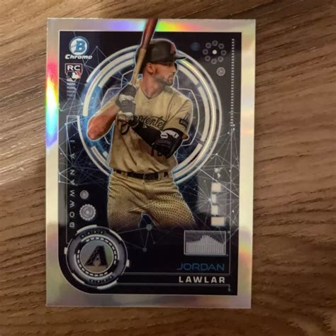 2024 BOWMAN CHROME JORDAN LAWLAR BAI 5 Baseball DIAMONDBACKS BOWMAN AI