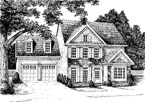 Colonial Style House Plan 4 Beds 3 Baths 2183 Sqft Plan 927 632