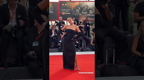 Demet Zdemir Red Carpet Of Th Venice International Film Festival