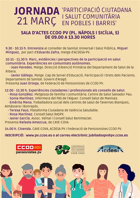 Jornada 21 De Marzo Participación Ciudadana Y Salud Comunitaria En