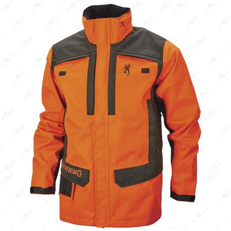 Veste De Traque Browning Tracker Orange Armurerie Pisteurs