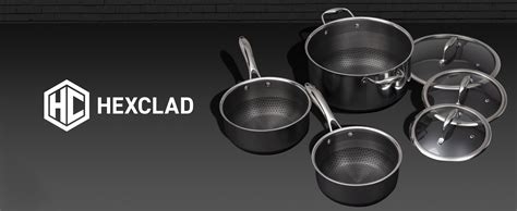 Hexclad Hybrid Nonstick 6 Piece Pot Set 2 3 And 8 Quart