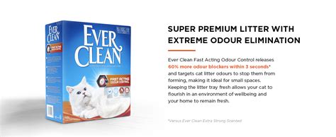 Ever Clean Clumping Cat Litter Fast Acting Odour Control Ideal For