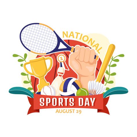 National Sports Day Illustration Masterbundles