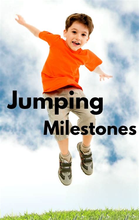 motor milestones jumping pink oatmeal