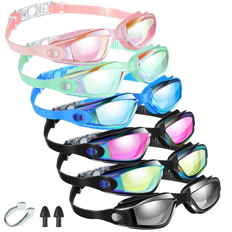 Snapklik Flutesan Pack Swim Goggles For Adult Anti Fog Swimming