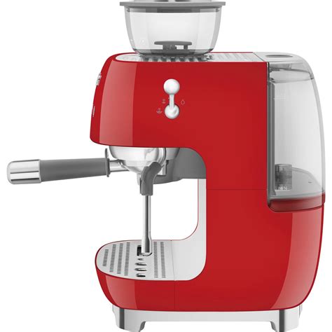 Smeg Espresso Kaffeemaschine Egf Rdeu Rot