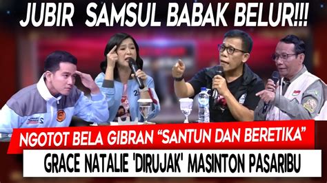 Jubir Samsul Babak Belur Ngotot Bela Gibran Santun Dan Beretika