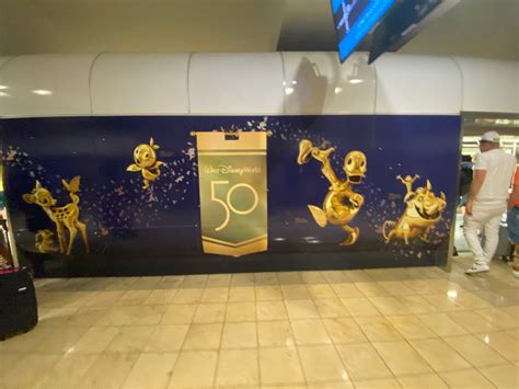 Photos Walt Disney World 50th Anniversary Art Installation Arrives At