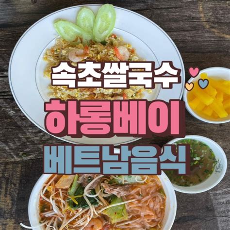 속초쌀국수 베트남 현지분이 운영하는 찐 맛집 ‘하롱베이 네이버 블로그