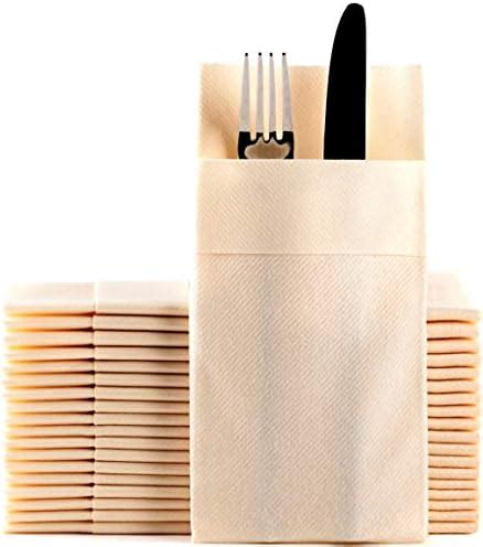 Amazon 100 Linen Feel Colored Paper Napkins Decorative Cloth