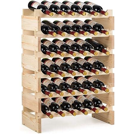 Lenmar Serie RW Weinregal aus Holz für Flaschen LOFT Flaschen Wein