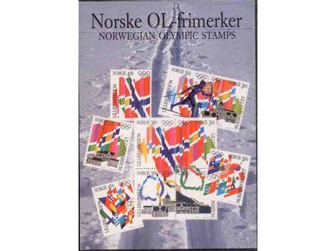 Postkort Norske OL Frimerker Frimerker Mynt DNF