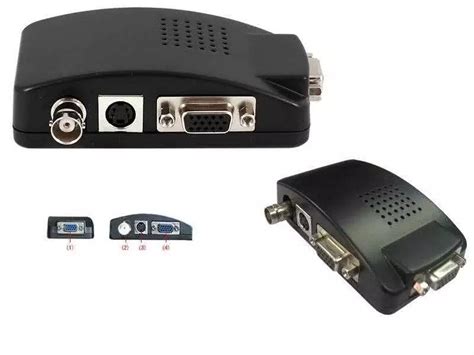 Bnc To Vga Converter Or Svideo To Vga Converter Connect Cctv To Vga